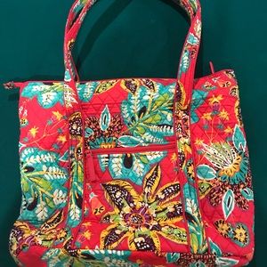 Authentic Vera Bradley Tote In Rumba